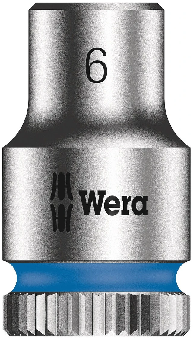 PIPE 1/4" DR. 6MM 8790 HMA ZYKLOP Sekskant - Wera 