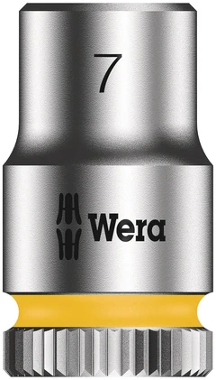 PIPE 1/4" DR. 7MM 8790 HMA ZYKLOP Sekskant - Wera