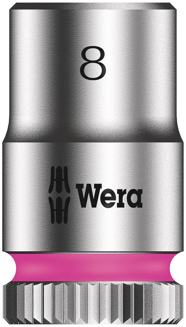 PIPE 1/4&quot; DR. 8MM 8790 HMA ZYKLOP Sekskant - Wera