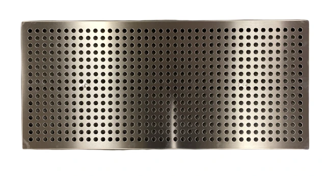 VERKSTEDSKAP RUSTFRITT B1000 D500 H1800 m/perforerte hyller for enkelt renhold 