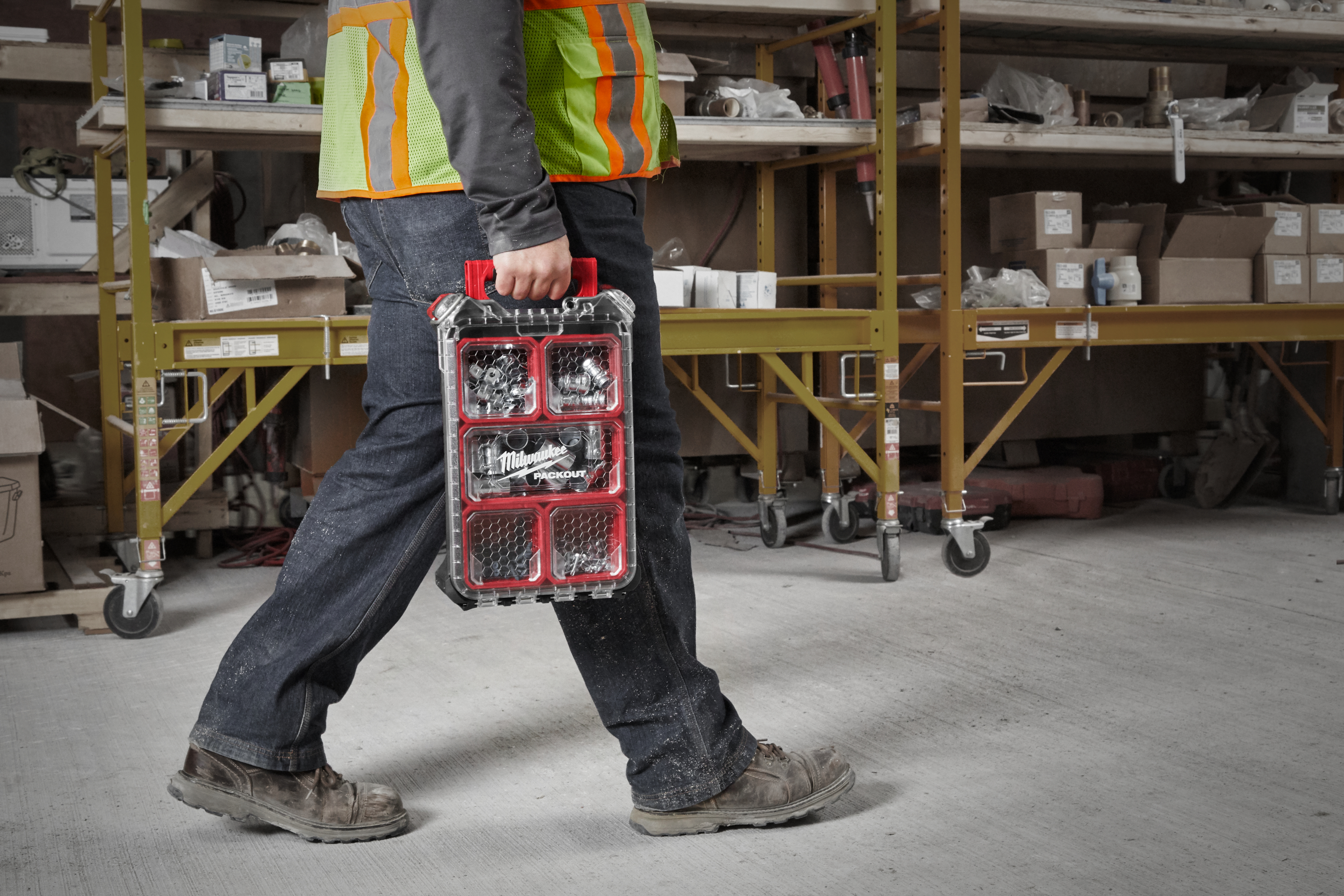 TILBEHØRSKOFFERT KOMPAKT PACKOUT™ Milwaukee tilbehør 