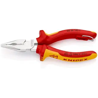 SPISSTANG 1000V 145MM M/ FESTE&#216;YE 08 26 145 T Knipex