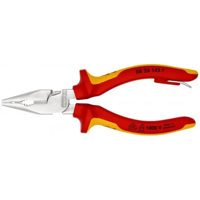 SPISSTANG 1000V 145MM M/ FESTEØYE 08 26 145 T Knipex 