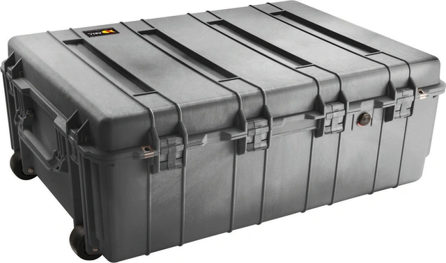 KASSE PELI 1730 U/INNHOLD, SORT Innv. mål: 864x610x318 mm - Peli 