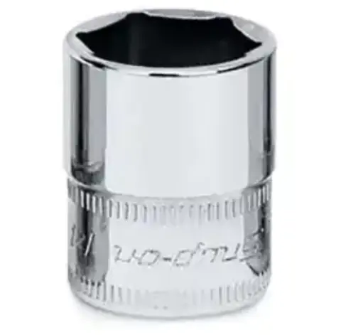 PIPE 1/4&quot; DR. KORT SEKSKANT - METRISK Flank Drive&#174; - Snapon