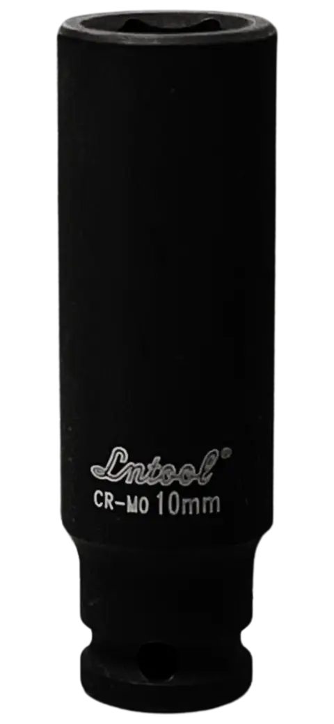 KRAFTPIPE 1/4&quot; DR. LANG - METRISK Sekskant 50mm lengde - KC Tools