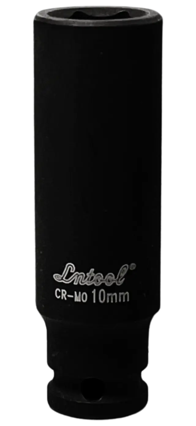 KRAFTPIPE 1/4" DR. LANG 4,5MM SEKSKANT 50mm lengde - KC Tools 