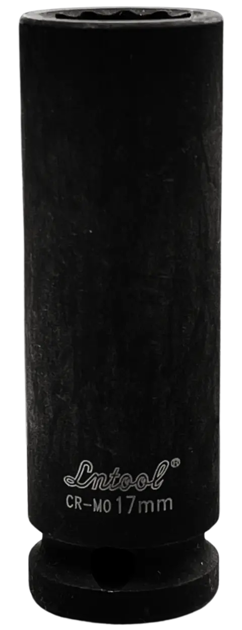 KRAFTPIPE 1/2" DR. LANG - METRISK Tolvkant 78mm lengde - KC Tools