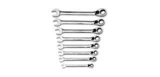 KOMB.N&#216;KKELSETT 5/16-3/4&quot;  M/SKRALLE BOER708 - Snapon