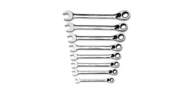 KOMB.NØKKELSETT 5/16-3/4"  M/SKRALLE BOER708 - Snapon 
