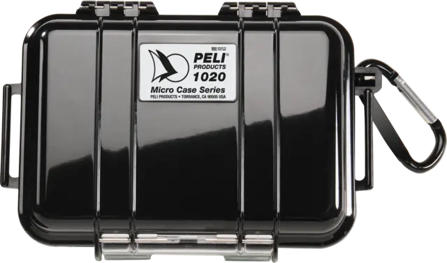 KASSE PELI 1020 MICRO SORT Innv. mål: 137x92x43 mm Peli 
