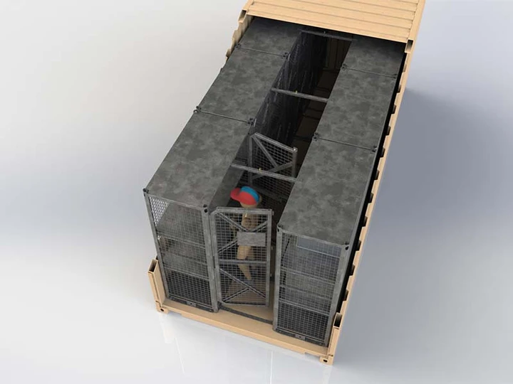 TACTICAL LOCKER CWL For Container, Deployment, storage 