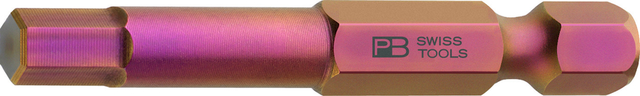 BITS 1/4" 2,5X50MM UNBRAKO PB E6 210 PrecisionBit, Design E 6.3 - PB Swiss 