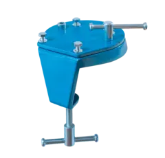 BENKEFESTE M/ DREIEPLATE 120MM For 120mm skrustikke - Brockhaus-Heuer