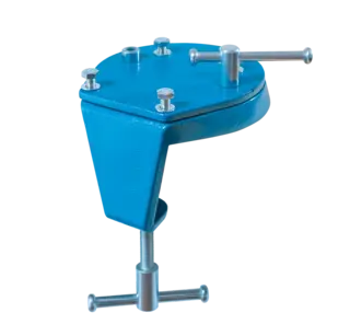 BENKEFESTE M/ DREIEPLATE 120MM For 120mm skrustikke - Brockhaus-Heuer