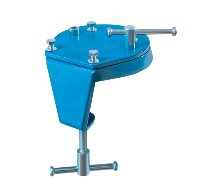 BENKEFESTE M/ DREIEPLATE 120MM For 120mm skrustikke - Brockhaus-Heuer 