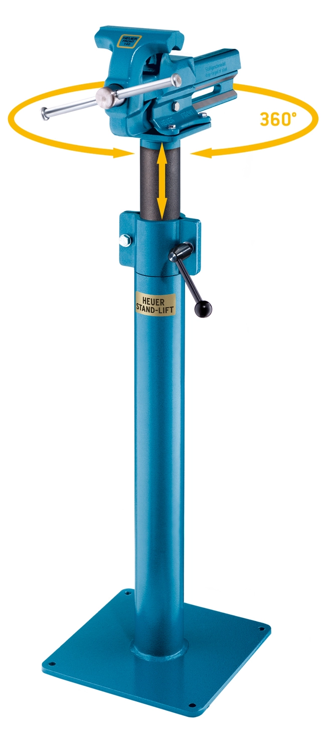 GULVSTATIV SKRUSTIKKE 160MM M/LØFT For Skrustikke 140/160mm Brockhaus-Heuer 