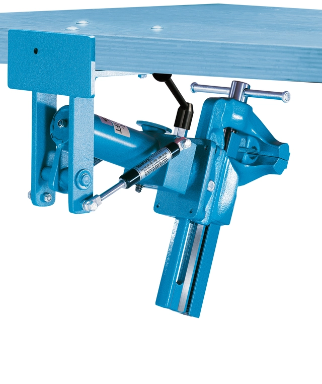 BENKFESTE SAMMENLEGGBART 120MM M/LØFT For Skrustikke 120mm. Brockhaus-Heuer 