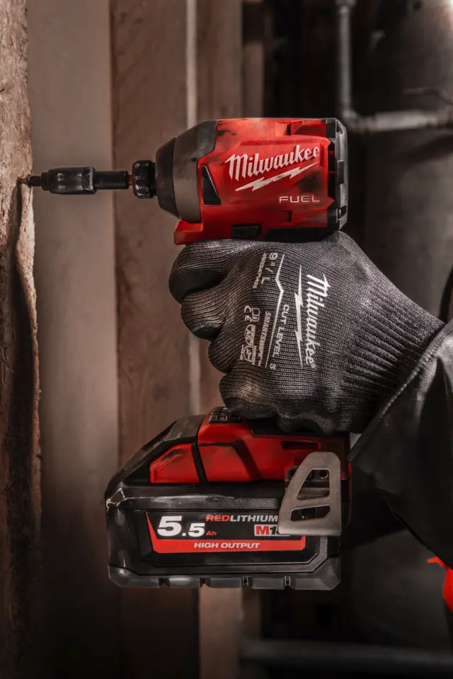 HANSKE MONTERING KUTT E STR: 11/XXL 12P Nitril - Milwaukee 