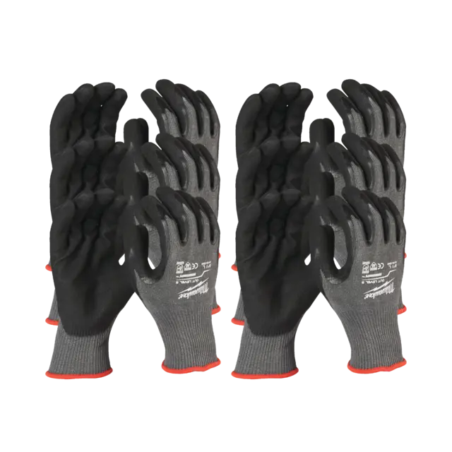 HANSKE MONTERING KUTT E STR: 10/XL 12PAR Nitril - Milwaukee 