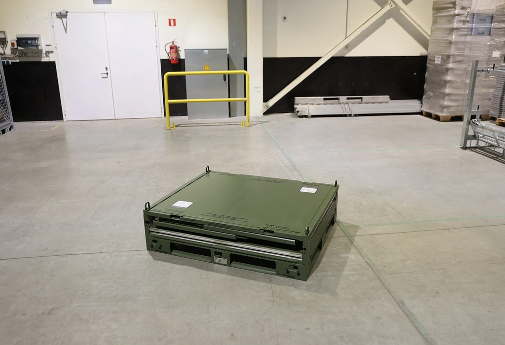 BOKS JMIC SAMMENLEGGBAR ALU 1300 x 1110 x 1090mm, 150 / 1500kg 