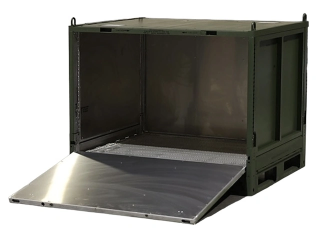 BOKS JMIC SAMMENLEGGBAR ALU 1300 x 1110 x 1090mm, 150 / 1500kg 