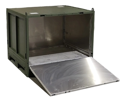 BOKS JMIC SAMMENLEGGBAR ALU 1300 x 1110 x 1090mm, 150 / 1500kg 