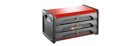 VERKTØYKABINETT 3 SKUFFER 500x270x270MM Metall og polypropylene skuffer - Facom