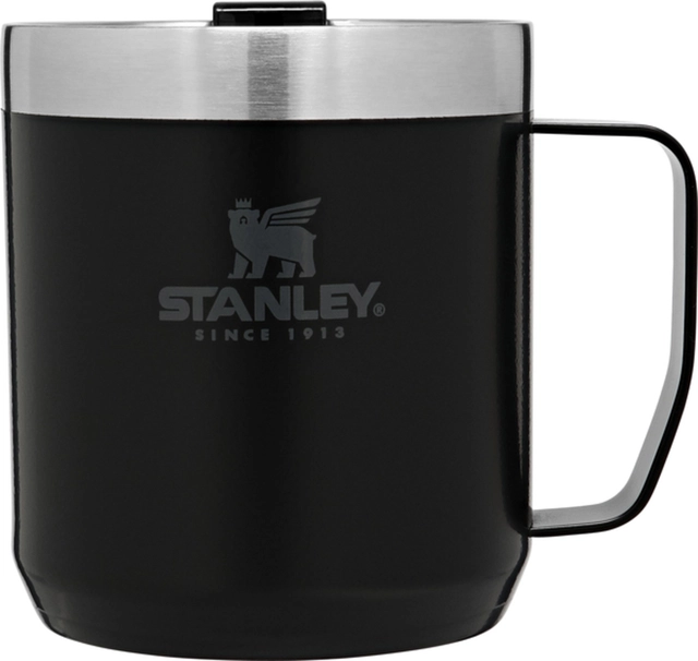 TERMOKOPP CAMP MUG 0,35L MATT SORT STANLEY PMI 
