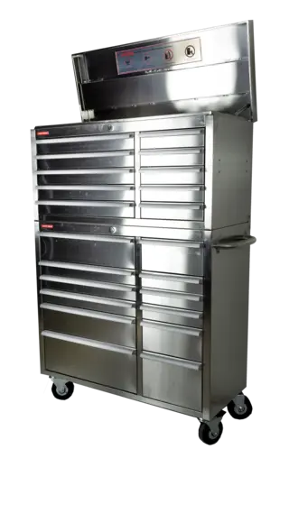 VERKT&#216;YVOGN 22 SKUFFER RUSTFRI Rustfri overflate 1200x500x1600mm