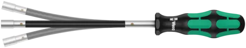 SLANGEKLEMMETREKKER FLEKSIBEL 6MM 391 Kraftform Håndtak Wera