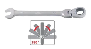 SKRALLEN&#216;KKEL LEDDET 10MM MATT AOK by KC Tools
