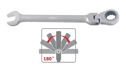 SKRALLENØKKEL LEDDET 10MM MATT AOK by KC Tools