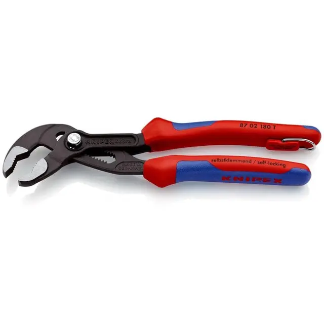 VANNPUMPETANG 180MM M/FESTEØYE COBRA® 87 02 180 T Knipex 