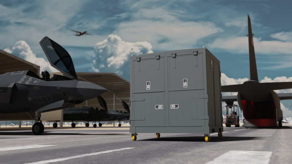 MOBILE MAINTENANCE DEPLOYMENT STATION CUBE, Tools & Accessories, RAL7012, FTC 