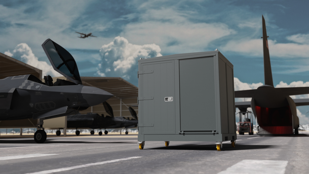 MOBILE MAINTENANCE DEPLOYMENT STATION CUBE, Tools & Accessories, RAL7012, FTC 