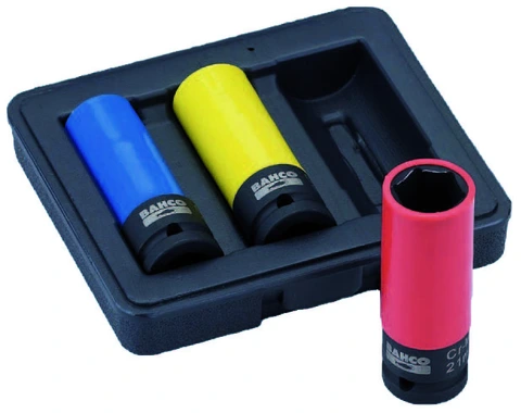 KRAFTPIPESETT HJUL 1/2" 3STK - METRISK 17, 19 og 21mm - Bahco 