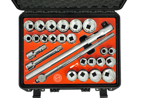 PIPESETT 3/4" DR. MM &amp; AF 26 DELER 22-50mm 1"-2" i Opticase og HDFI FTC