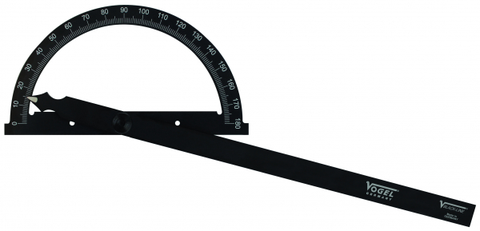 GRADSKIVE ALUMINIUM 0 - 180° 200 mm Blackline - Vogel Germany 