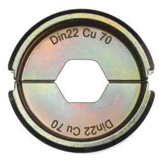 PRESSBAKKE DIN22 CU 70 Milwaukee