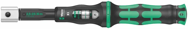 MOMENTNØKKEL INSERT 2,5-25NM X 1 Click-Torque 9x12 - Wera 