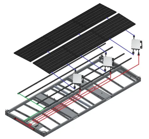 SOLCELLE TAKMODUL 20 FOT F. CONT.MODULER Takmodul  2,55kWp, PV Solarmodule 