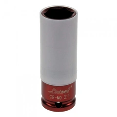 KRAFTPIPE HJUL 1/2&quot; 21MM R&#248;d lang m/nylonhylse tynnvegg KC Tools