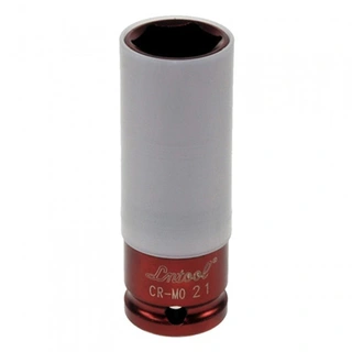 KRAFTPIPE HJUL 1/2" 21MM Rød lang m/nylonhylse tynnvegg KC Tools 