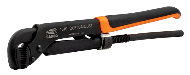 RØRTANG 1" QUICK-ADJUST 1610 L=320mm 0-45mm ERGO - Bahco 