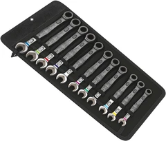 SKRALLEN&#216;KKELSETT JOKER 11-DEL RETT MM 8-19mm Sort Nylonveske Wera