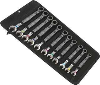 SKRALLEN&#216;KKELSETT JOKER 11-DEL RETT MM 8-19mm Sort Nylonveske Wera