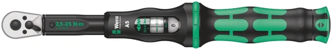 MOMENTN&#216;KKEL 1/4&quot; 2,5-25NM Click-Torque A 5 Wera