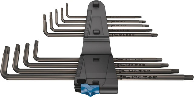 NØKKELSETT TORX 9 STK HF XL L-nøkler 967/9 TX 1 Wera 