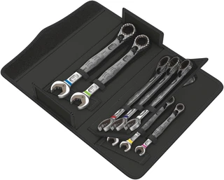 SKRALLEN&#216;KKELSETT JOKER SWITCH 11-DEL 8-19mm Sort Nylonveske Wera